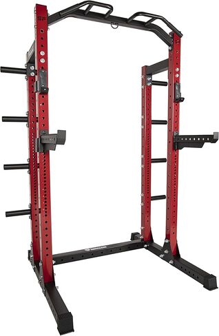 Signature Fitness SF-SS1 1,000 Pound Capacity 3" x 3" Power Rack Squat Stand, Includes J-Hooks and Safety Spotter Arms, Optional Conversion Kits in Saudi Arabia