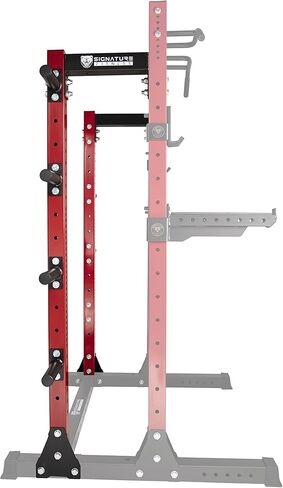Signature Fitness SF-SS1 1,000 Pound Capacity 3" x 3" Power Rack Squat Stand, Includes J-Hooks and Safety Spotter Arms, Optional Conversion Kits in Saudi Arabia