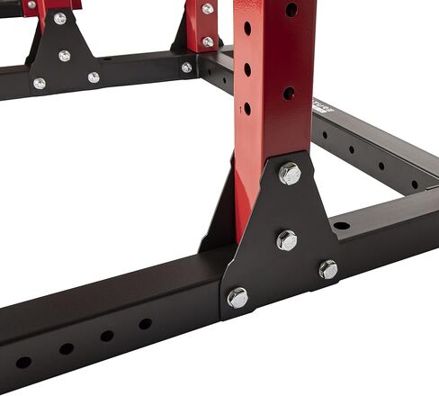 Signature Fitness SF-SS1 1,000 Pound Capacity 3" x 3" Power Rack Squat Stand, Includes J-Hooks and Safety Spotter Arms, Optional Conversion Kits in Saudi Arabia
