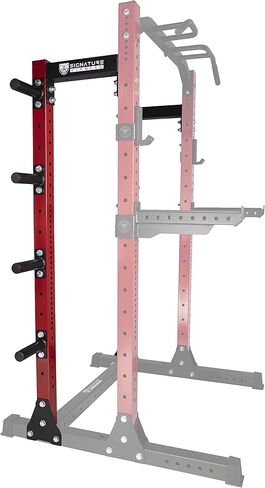 Signature Fitness SF-SS1 1,000 Pound Capacity 3" x 3" Power Rack Squat Stand, Includes J-Hooks and Safety Spotter Arms, Optional Conversion Kits in Saudi Arabia