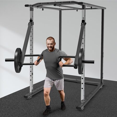 SELEWARE Heavy Duty Adjustable Jammer Arms Lever Arms - 600 lbs Capacity, Alloy Steel, Fits 2'' x 2'' and 3'' x 3'' Power Racks with 5/8" or 1" Holes, Home Gym Strength Training, Compatible with 2" Olympic Plates in Saudi Arabia