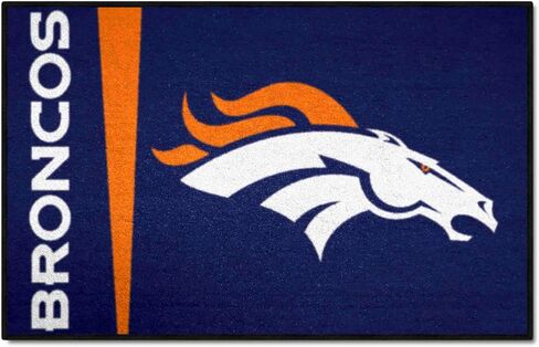 FANMATS 8229 NFL - سجادة Denver Broncos Starter Mat - 19 بوصة. × 30 بوصة. | تصميم موحد لسجادة ديكور المنزل لمحبي الرياضة وبساط خلفي in Saudi Arabia