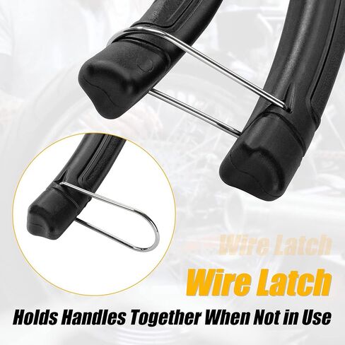 Venzo Heavy Duty - 2 في 1 - سلك كابل من الفولاذ المقاوم للصدأ ومبيت - أداة إصلاح مكشكشة مقص القاطع - كابل MTB لفرامل الدراجة، سلك صلب صغير in Kuwait