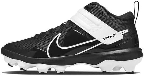 حذاء Nike Boys Big Kids Force Trout 7 Pro مصبوب للبيسبول باللون الأسود | اللون الأبيض مقاس 11 in Saudi Arabia