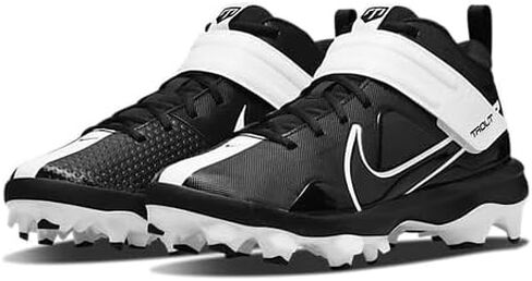 حذاء Nike Boys Big Kids Force Trout 7 Pro مصبوب للبيسبول باللون الأسود | اللون الأبيض مقاس 11 in Saudi Arabia