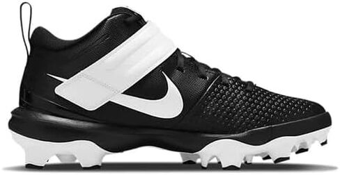 حذاء Nike Boys Big Kids Force Trout 7 Pro مصبوب للبيسبول باللون الأسود | اللون الأبيض مقاس 11 in Saudi Arabia