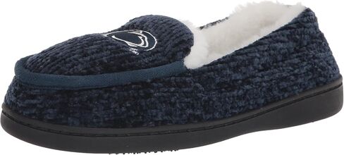 FOCO Women's NCAA College Team Logo Chunky Knit Moccasin Slippers in Saudi Arabia