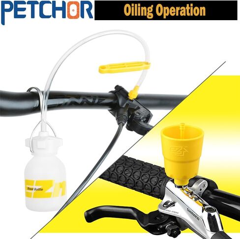 مجموعة تنزف فرامل الدراجة، مجموعة تنزف الزيوت المعدنية لفرامل القرص، مجموعة تغيير الفرامل المعدنية لزيت الدراجة الجبلية لشيمانو تيكترو ماجورا سرام أدوات إصلاح فرامل الدراجة الجبلية MTB in Kuwait