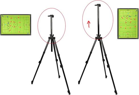 لوحة تدريب كرة القدم، لوحة تدريب كرة القدم، 23.6 بوصة × 17.7 بوصة، لوحة تدريب مغناطيسية مع حامل ثلاثي الأرجل، ممحاة جافة، قلم تحديد، مغناطيس، مجموعة الحافظة الإستراتيجية للوحة التكتيكية in Kuwait