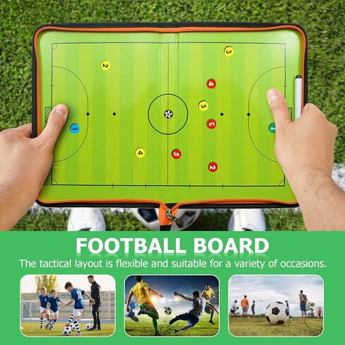 لوحة تدريب كرة الصالات، حافظة للمسح الجاف لكرة الصالات للمدرب، لوحة تدريب مع مغناطيس وقلم تحديد، معدات تدريب كرة الصالات لخطة اللعب ودراسة المدرب والحكم in Kuwait