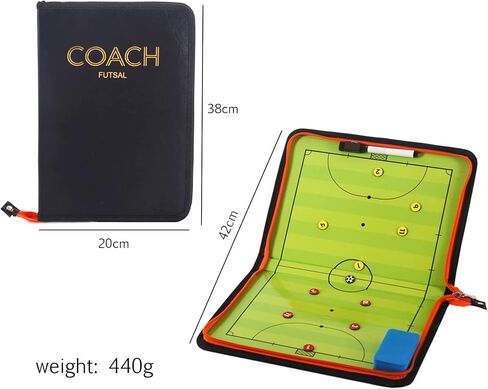 لوحة تدريب كرة الصالات، حافظة للمسح الجاف لكرة الصالات للمدرب، لوحة تدريب مع مغناطيس وقلم تحديد، معدات تدريب كرة الصالات لخطة اللعب ودراسة المدرب والحكم in Kuwait
