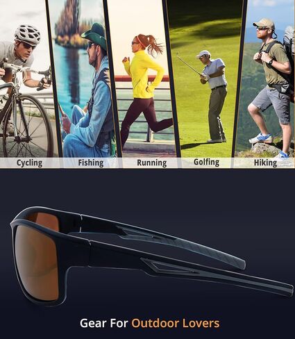 TAC Polarized Sports Sunglasses Shades for Men Women Baseball Softball Cycling Running Fishing Outdoor UV protection in Saudi Arabia