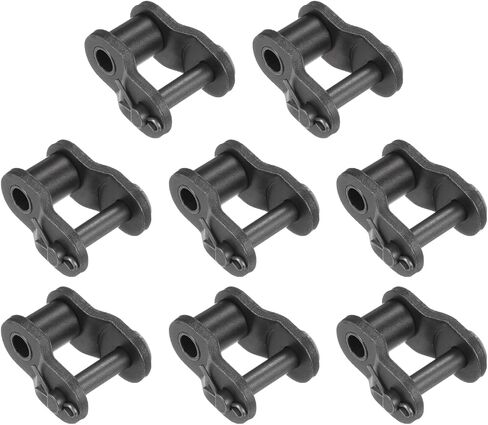 uxcell 8Pcs 16B-1 Chain Offset Half Link Roller 25.4mm Pitch Carbon Steel Master Connector Links for 16B-1 Chain in Saudi Arabia