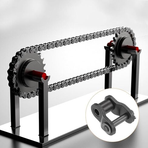 uxcell 8Pcs 16B-1 Chain Offset Half Link Roller 25.4mm Pitch Carbon Steel Master Connector Links for 16B-1 Chain in Saudi Arabia