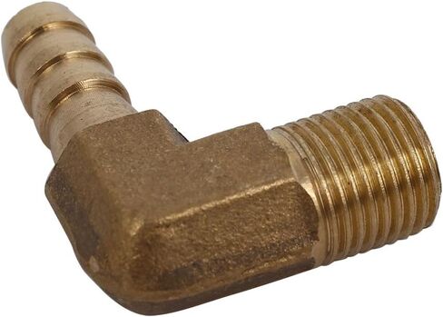 uxcell 1/8BSP Male Thread 6mm Dia Brass Hose Barb Fittings Couplers Connectors 2pcs in Saudi Arabia