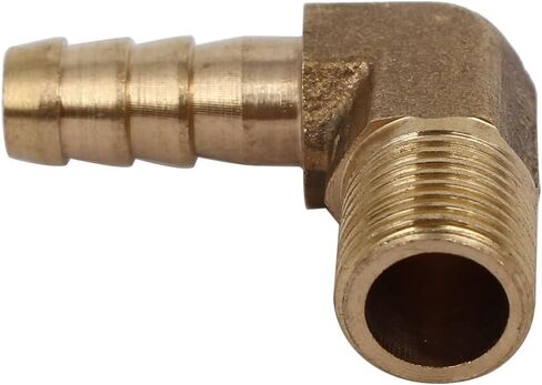 uxcell 1/8BSP Male Thread 6mm Dia Brass Hose Barb Fittings Couplers Connectors 2pcs in Saudi Arabia