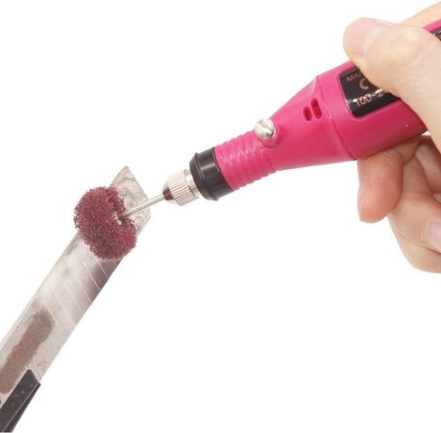 80 قطعة من حبيبات دقيقة لصقل وتلميع عجلات التلميع لملحقات طحن الأدوات الدوارة، وإزالة حواف الصدأ على فرشاة صنفرة السطح المعدني، مغزل 3 مم in Kuwait