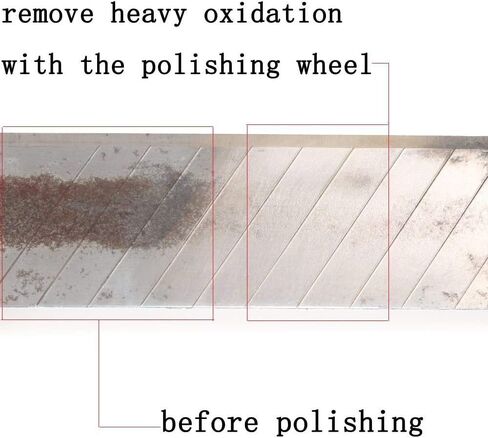 80 قطعة من حبيبات دقيقة لصقل وتلميع عجلات التلميع لملحقات طحن الأدوات الدوارة، وإزالة حواف الصدأ على فرشاة صنفرة السطح المعدني، مغزل 3 مم in Kuwait