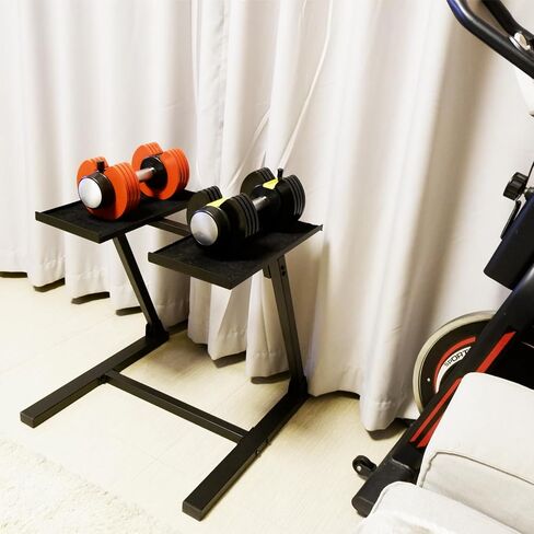 Black-Dumbbell rack, dumbbell rack.dumbbell rack Metal dumbbell weight rack storage rack, dumbbell storage with non-slip pad. Better protection dumbbells, bearing capacity 180LB. in Saudi Arabia