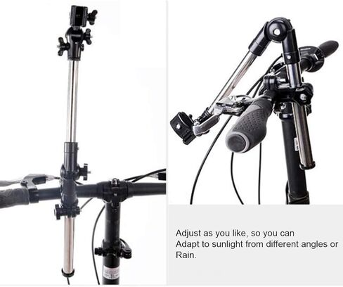 CALIDAKA Umbrella Holder, Bicycle Umbrella Mount Holder 180° / 360° Dual Direction Adjustable Outdoor Bike Umbrella Mount Stand for Bike Electric Bicycle Stroller Wheel Chair in Saudi Arabia