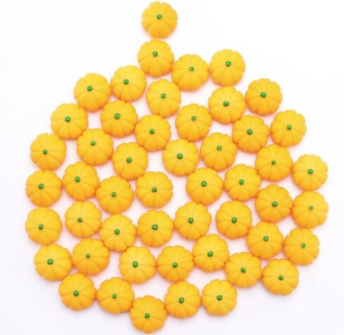 X الساخن الفشار 50 قطعة الراتنج القرع الصغير القرع الاصطناعي الصغير التماثيل اليقطين الصغيرة لتزيين الحرفية in Kuwait