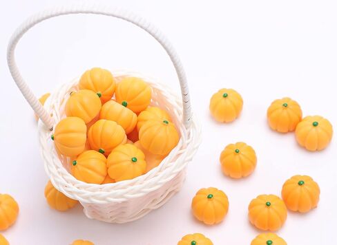 X الساخن الفشار 50 قطعة الراتنج القرع الصغير القرع الاصطناعي الصغير التماثيل اليقطين الصغيرة لتزيين الحرفية in Kuwait