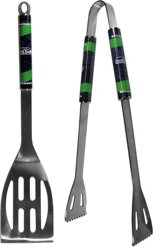 NFL Siskiyou Sports Fan Shop Seattle Seahawks 2pc BBQ Set with Tailgate Salt & Pepper Shakers One Size Team Color in Saudi Arabia