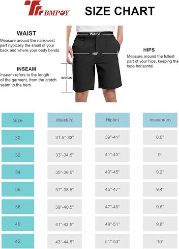 TBMPOY Mens Work Dress Shorts Golf Stretch Waistband Summer Pleated Casual Business Dressy Short for Men with Pockets in Saudi Arabia