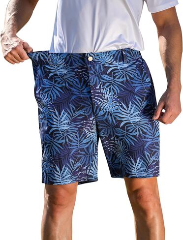 ELETOP Men's Golf Shorts 7" Quick Dry Hiking Athletic Flat Front Shorts Lightweight Casual Dress Shorts for Men in Saudi Arabia