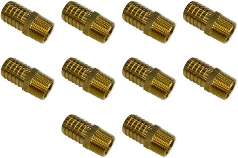 1" Hose ID to 3/4" Male NPT MNPT Straight Brass Fitting Fuel / AIR / Water / Oil / Gas / WOG (Qty 1) in Saudi Arabia