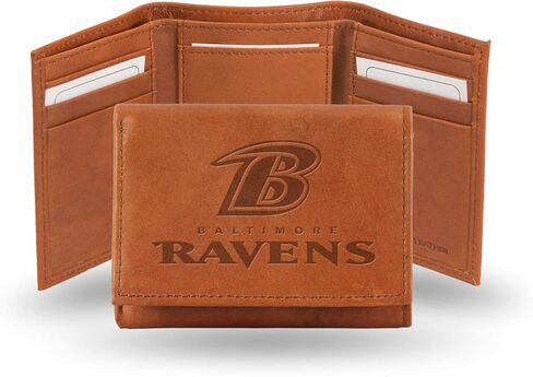 Rico Industries Men's Embossed Leather Trifold Wallet in Kuwait