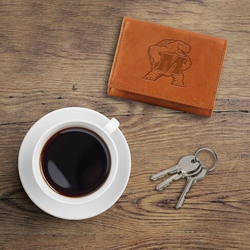 Rico Industries Men's Embossed Leather Trifold Wallet in Kuwait