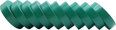 AMMO AP-10960 حزمة من 10 أشرطة كهربائية متعددة الألوان للأغراض العامة، فينيل من الدرجة الصناعية، الطول: 60 قدم، لاصق، عزل حراري للأسلاك الكهربائية، قوة عازلة عالية in Saudi Arabia