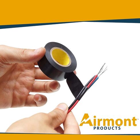 AMMO AP-10960 حزمة من 10 أشرطة كهربائية متعددة الألوان للأغراض العامة، فينيل من الدرجة الصناعية، الطول: 60 قدم، لاصق، عزل حراري للأسلاك الكهربائية، قوة عازلة عالية in Kuwait