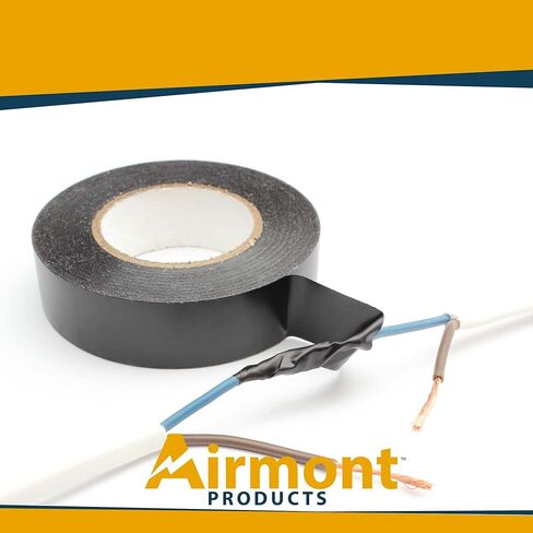 AMMO AP-10960 حزمة من 10 أشرطة كهربائية متعددة الألوان للأغراض العامة، فينيل من الدرجة الصناعية، الطول: 60 قدم، لاصق، عزل حراري للأسلاك الكهربائية، قوة عازلة عالية in Kuwait