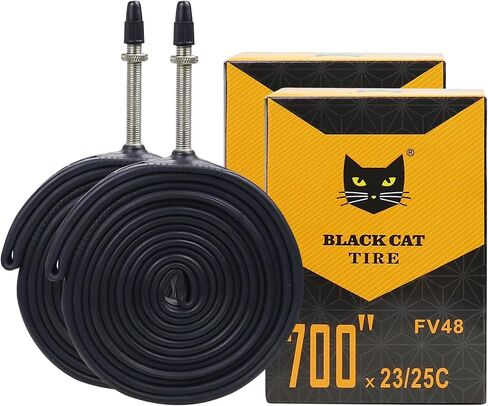 2 Pcs 700x23C/25C 700x28C/32C Bike Tubes, 48mm FV Presta Valve, 700C Bike Tire Tube for Road Bike in Saudi Arabia