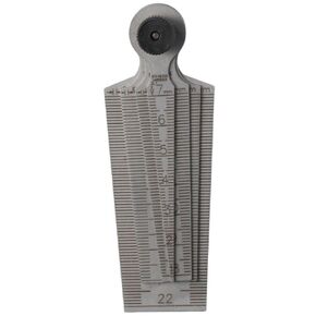 Ruler Measuring Tool 1~7mm, 8~14mm, 15~21mm, 22~29mm Practical Silver Hole Inspection Tool Welding Taper Gauge Measuring Inner, Aperture, Groove