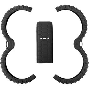 Propeller Guard Protector + Drone back protection plate for DJI Avata 2,Prop Bumper Anti-Collision Protective Cover + Back Protective Plate for Avata 2 (Black)