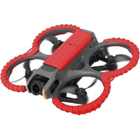 Propeller Guard Protector + Drone back protection plate for DJI Avata 2,Prop Bumper Anti-Collision Protective Cover + Back Protective Plate for Avata 2 (Black) in Saudi Arabia