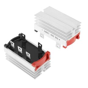 Bridge Rectifier,High Power Single 3 Phase Diode Bridge Rectifier 50 Amp 1200V Aluminum Single Phase Bridge Rectifier 2pcs