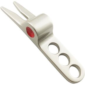 Silver Durable Golf Sports Ball Fork Pivot Divot Repair Tool Compatible for Scotty Cameron Divot Tools On-Course Accessories