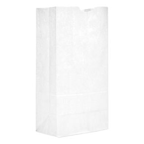 Duro 3 lb Bag Paper Bag, 4.75" x 2.9" x 8.5" Wolf White | 500/Bundle