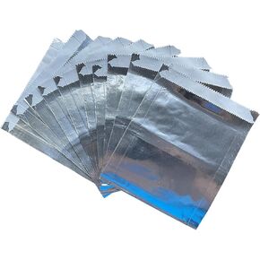 Large Foil Sandwich Hamburger Bag Grease Resistant Keeps Food Warm and Hands Clean (24)
