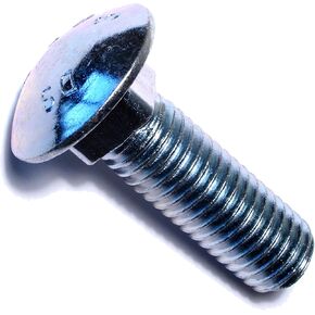 014973232108 Carriage Bolts, 5/8-11 x 2, Piece-25, zinc
