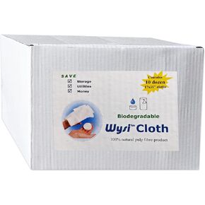 Compressed Kitchen Bar Mop Towels - Just Add Water Reusable Commercial Cleaning Rags - Super Absorbent Restaurant Towels - Compact - Compostable 17x21, 120 count (Case of 10 Dozen)