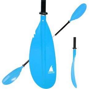Kayak Paddle - Adjustable 2 Pieces Aluminum Alloy Shaft with Glass Fiber Blade for Surfing,Oar Fishing Easy Packable Travel