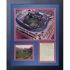 Legends Never Die "Texas Rangers Ballpark at Arlington Framed Photo Collage, 11 x 14-Inch, (11359U)