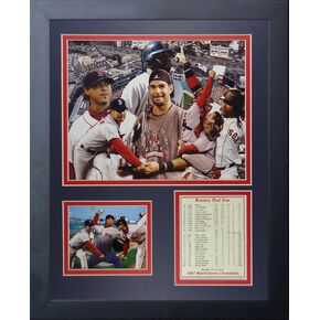Legends Never Die "2007 Boston Red Sox World Series Champions Framed Photo Collage, 12"x15"