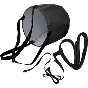 Swim Parachute, Swimming Strength Training Resistance Belt Swim Training Exerciser Belt with Drag Adjustable Parachute for Adults Children