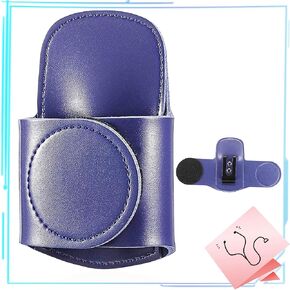 1pcs Blue Stethoscope Case Stethoscope Case Handmade Clip-on Leather Stethoscope Case Stethoscope Holder Hip Clip Great for RN, MD, EMT, & Medical Student